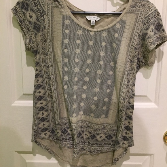 Lucky Brand bohemian tee - Picture 1 of 3